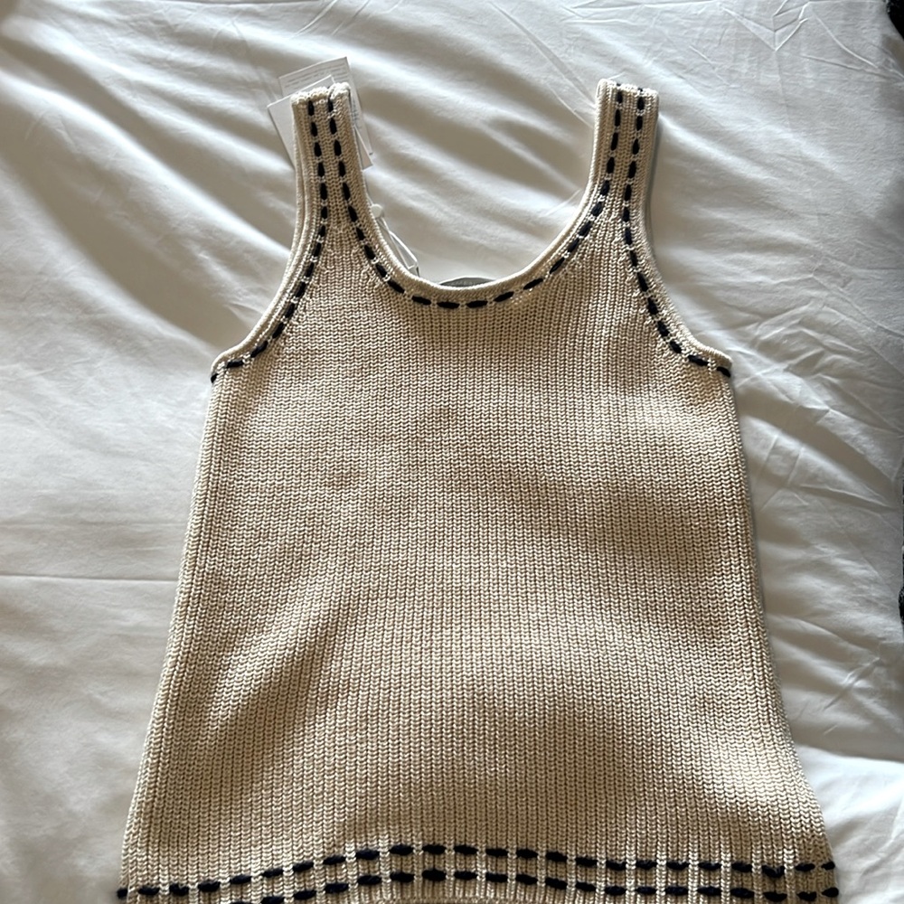 Zimmermann clover knit tank top